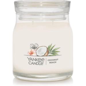 Yankee Candle Studio Scented Candle with up to 50 Hour Burn Time, Premium Plant Wax Blend for Consistent Burn, 10 oz Jar Candle with Room Filling Fragrance, Iced Berry Lemonade(Coconut Beach)