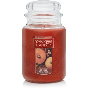 Yankee Candle Sugared Cinnamon Apple, Scented Candle, 22oz Large Jar with up to 150 Hour Burn Time, Giftable(Spiced Pumpkin-Old)