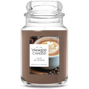 Yankee Candle Vanilla Cupcake, Scented Candle, 22oz Large Jar with up to 150 Hour Burn Time, Giftable, Birthdays(Café Al Fresco)