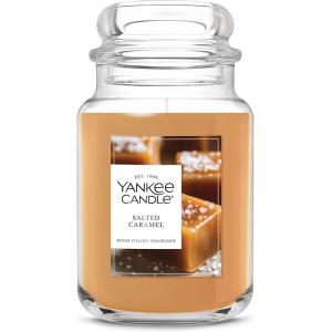 Yankee Candle Vanilla Cupcake, Scented Candle, 22oz Large Jar with up to 150 Hour Burn Time, Giftable, Birthdays(Salted Caramel)