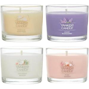 Yankee Candle Minis Jar, Zen Oasis Variety Pack, 4 ct Variety Pack(Sweet Serenity)