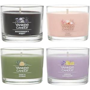 Yankee Candle Minis Jar, Zen Oasis Variety Pack, 4 ct Variety Pack(Tropical Breeze)