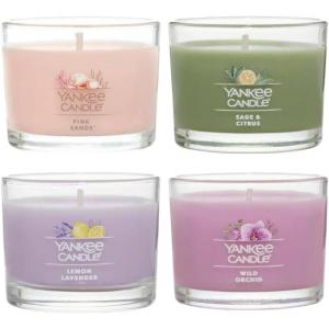 Yankee Candle Minis Jar, Zen Oasis Variety Pack, 4 ct Variety Pack(Zen Oasis)