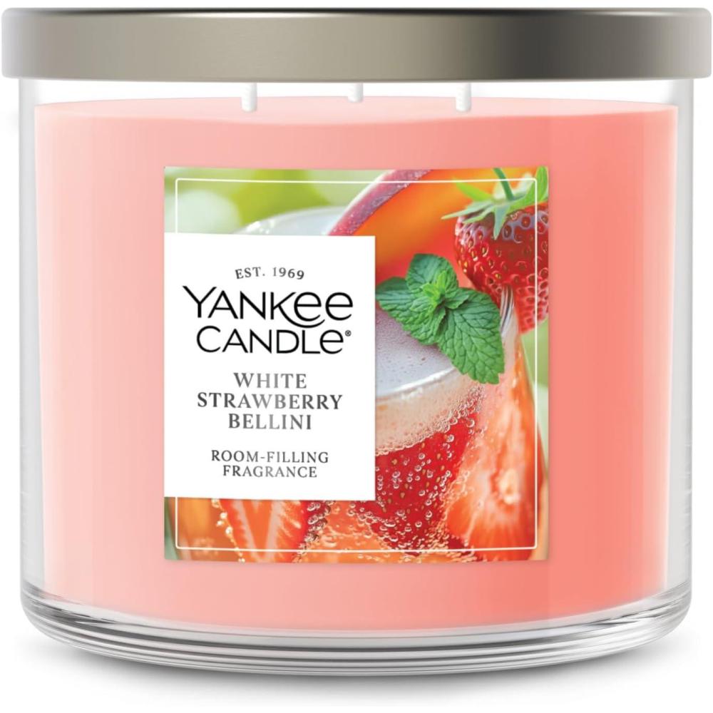 imageYankee Candle Bahama Breeze 145 oz 3Wick Candle with up to 40 Hour Burn TimePink