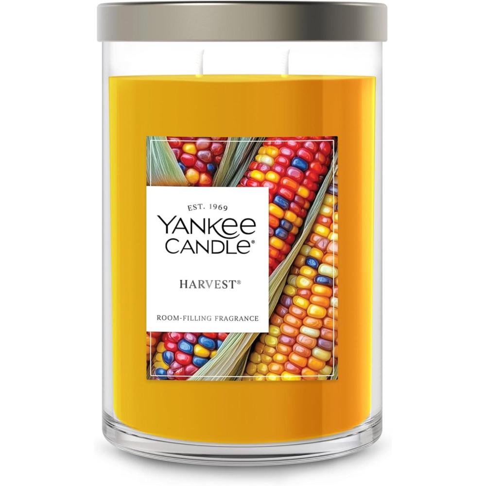 imageYankee Candle Large Tumbler Scented Candle with up to 80 Hour Burn Time Premium Plant Wax Blend for Consistent Burn 20 oz Tumbler Candle with Room Filling Fragrance Vanilla CupcakeMedium Orange