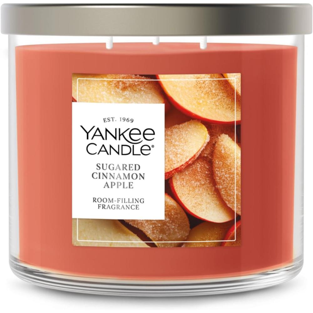 imageYankee Candle Large Tumbler Scented Candle with up to 80 Hour Burn Time Premium Plant Wax Blend for Consistent Burn 20 oz Tumbler Candle with Room Filling Fragrance Vanilla CupcakeRed