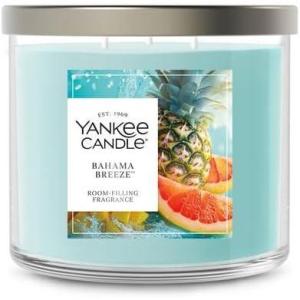Yankee Candle Bahama Breeze, 14.5 oz 3-Wick Candle with up to 40 Hour Burn Time(Bahama Breeze)