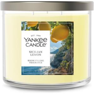 Yankee Candle Bahama Breeze, 14.5 oz 3-Wick Candle with up to 40 Hour Burn Time(Sicilian Lemon)
