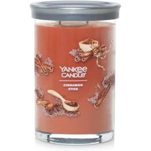 Yankee Candle Large Tumbler Scented Candle with up to 80 Hour Burn Time, Premium Plant Wax Blend for Consistent Burn, 20 oz Tumbler Candle with Room Filling Fragrance, Vanilla Cupcake(Orange)
